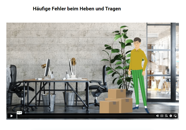 Heben und Tragen