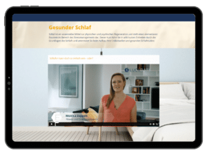 Soft Skills Thema Gesunder Schlaf