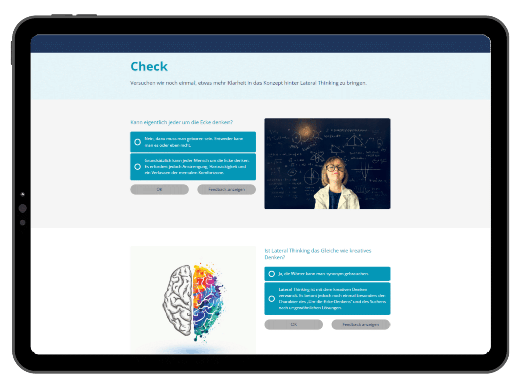 device-frames_ELD-Kreativitaet Blick in einen ELUCYDATE Kurs aus dem Themencluster Kreativität