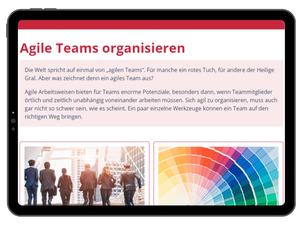 device-frames_ELD-Management Blick in die E-Learning Kurse Elucydate Management