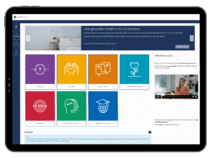 Ansicht der Elucydate Startseite