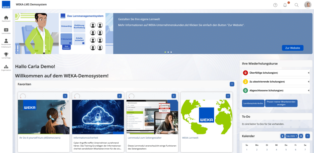 WEKA LMS Modernes bewährtes LMS von WEKA